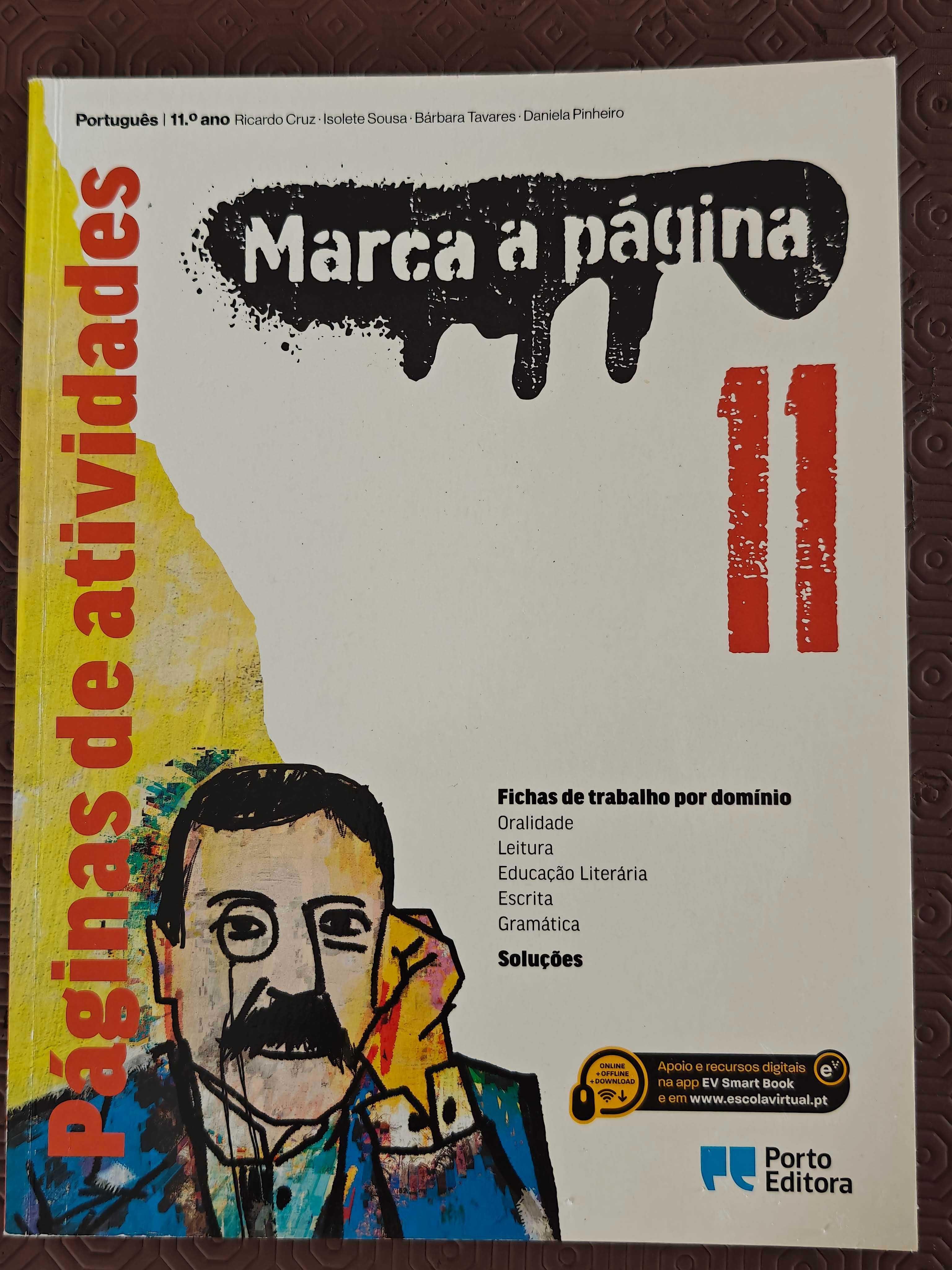 Caderno de actividades Português 11º "Marca a Página" NOVO