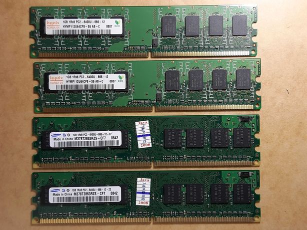Оперативная память Hynix, Samsung DDR2 PC2-6400 800 MHz / 2 * 1 Gb