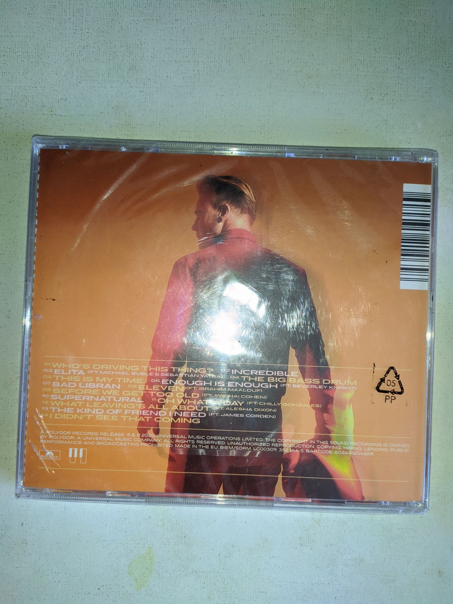 Фірмовий Аудіо CD Gary Barlow Music made by humans