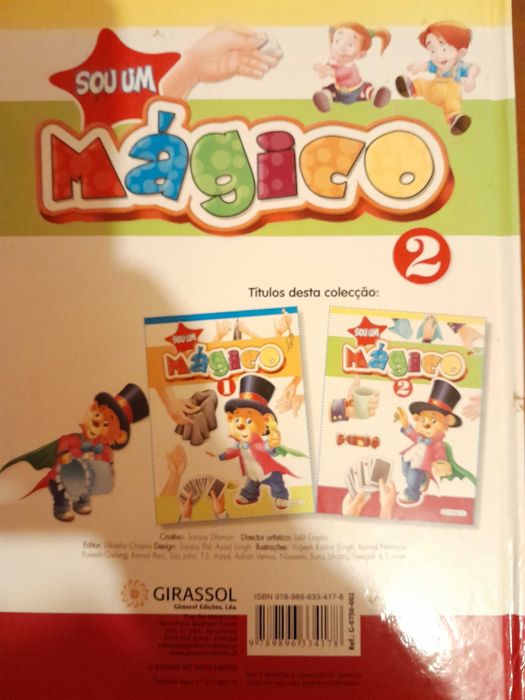 Livro infantil "Sou um Magico" NOVO
