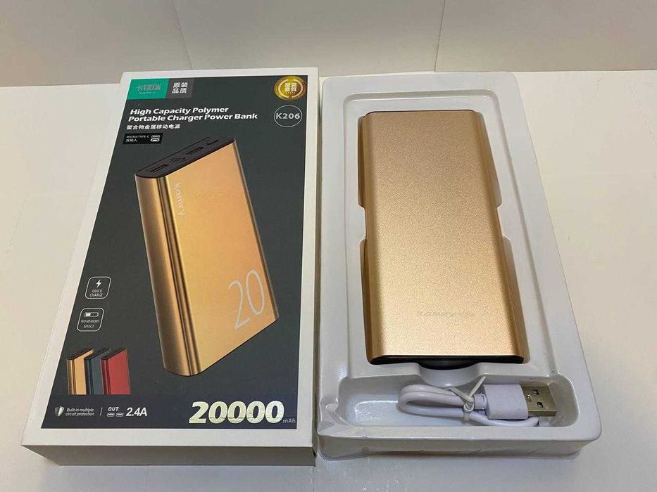 Павербанк Power Bank Kamry 20000 mAh K-206 Оригинал! металлический