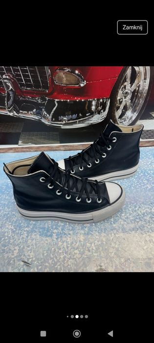 Trampki Converse skóra naturalna