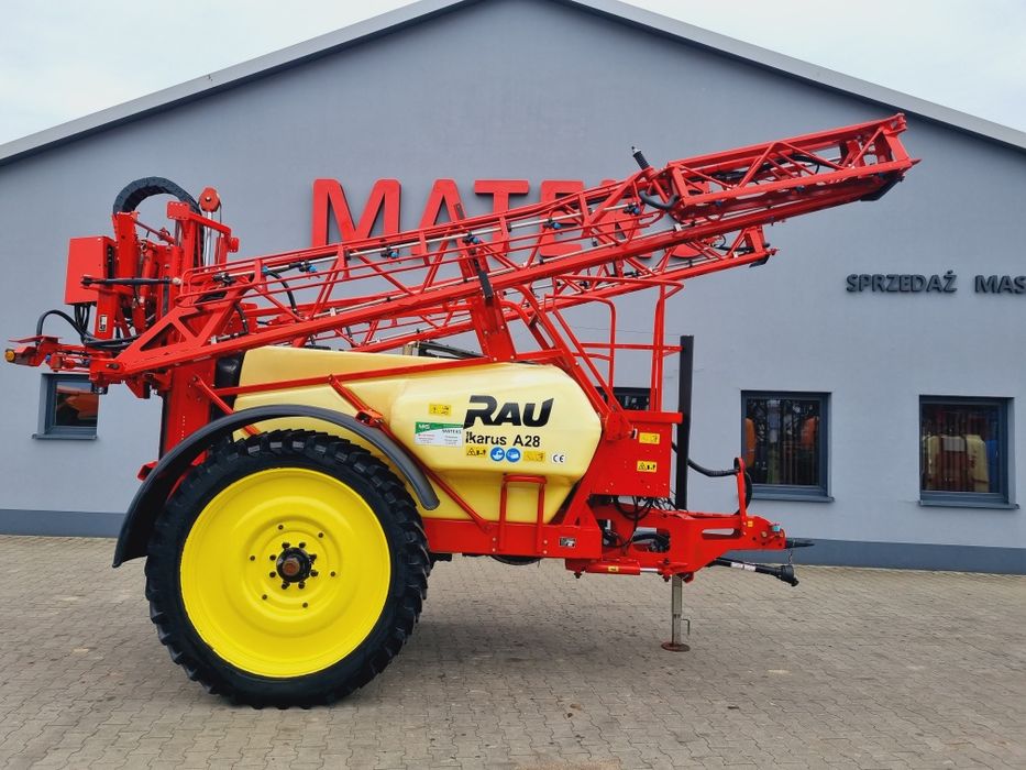 Opryskiwacz Kverneland RAU Ikarus A28, 2800l 21m Skrętny zaczep