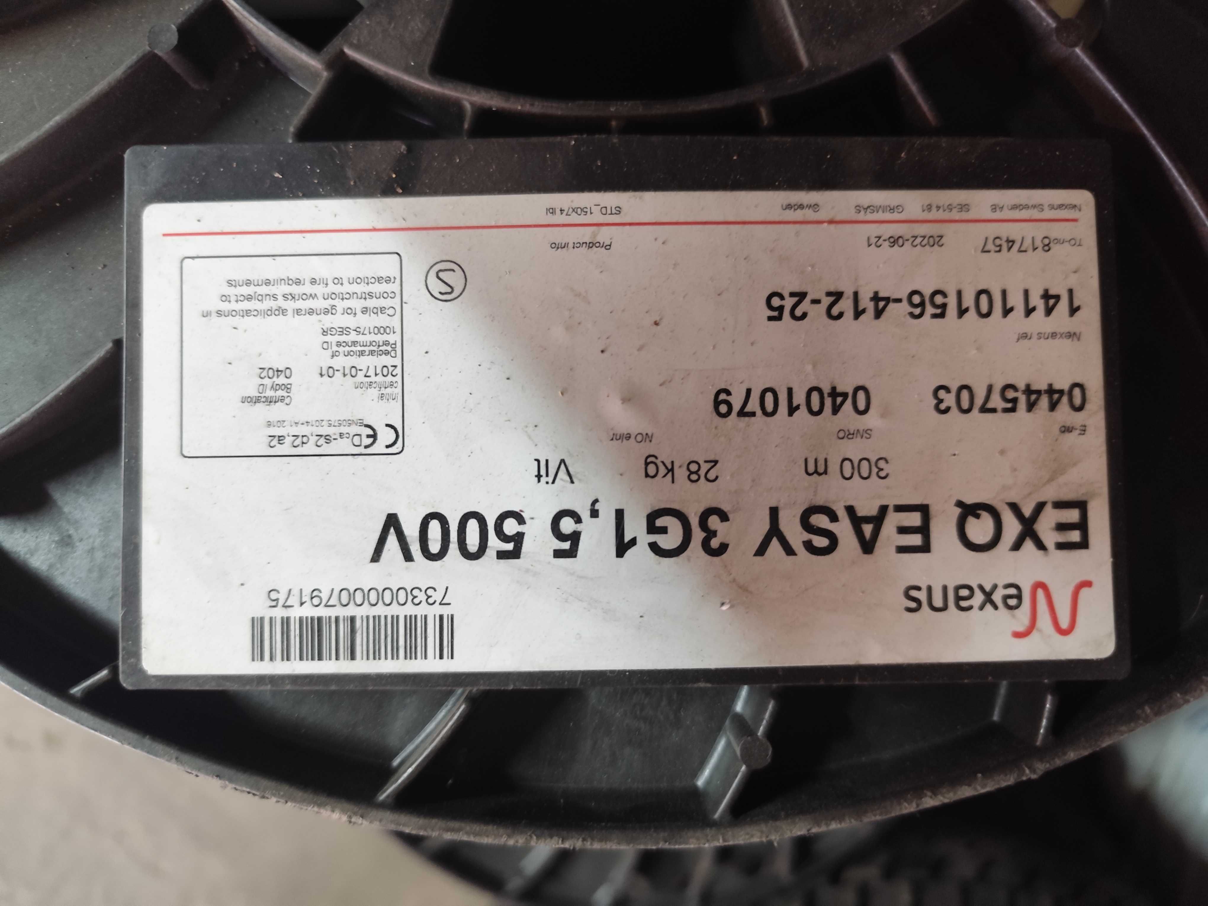 Sprzedam kabel  1,5  i 2,5