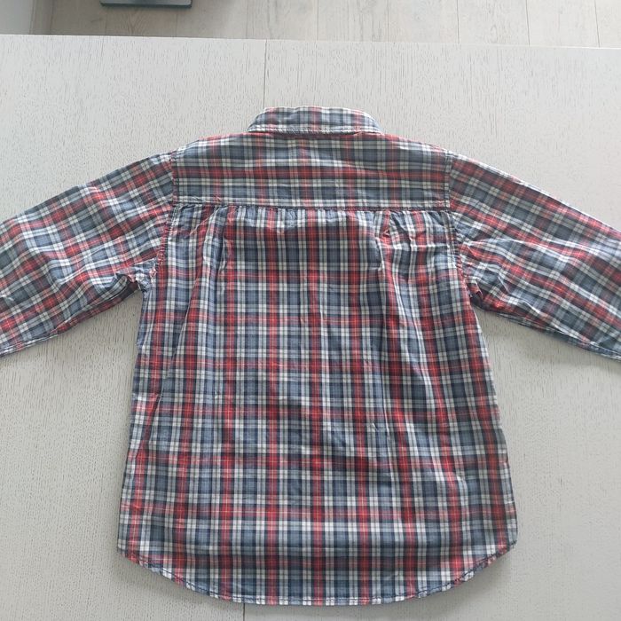 Bawełniana koszula w kratkę H&M rozm. 146