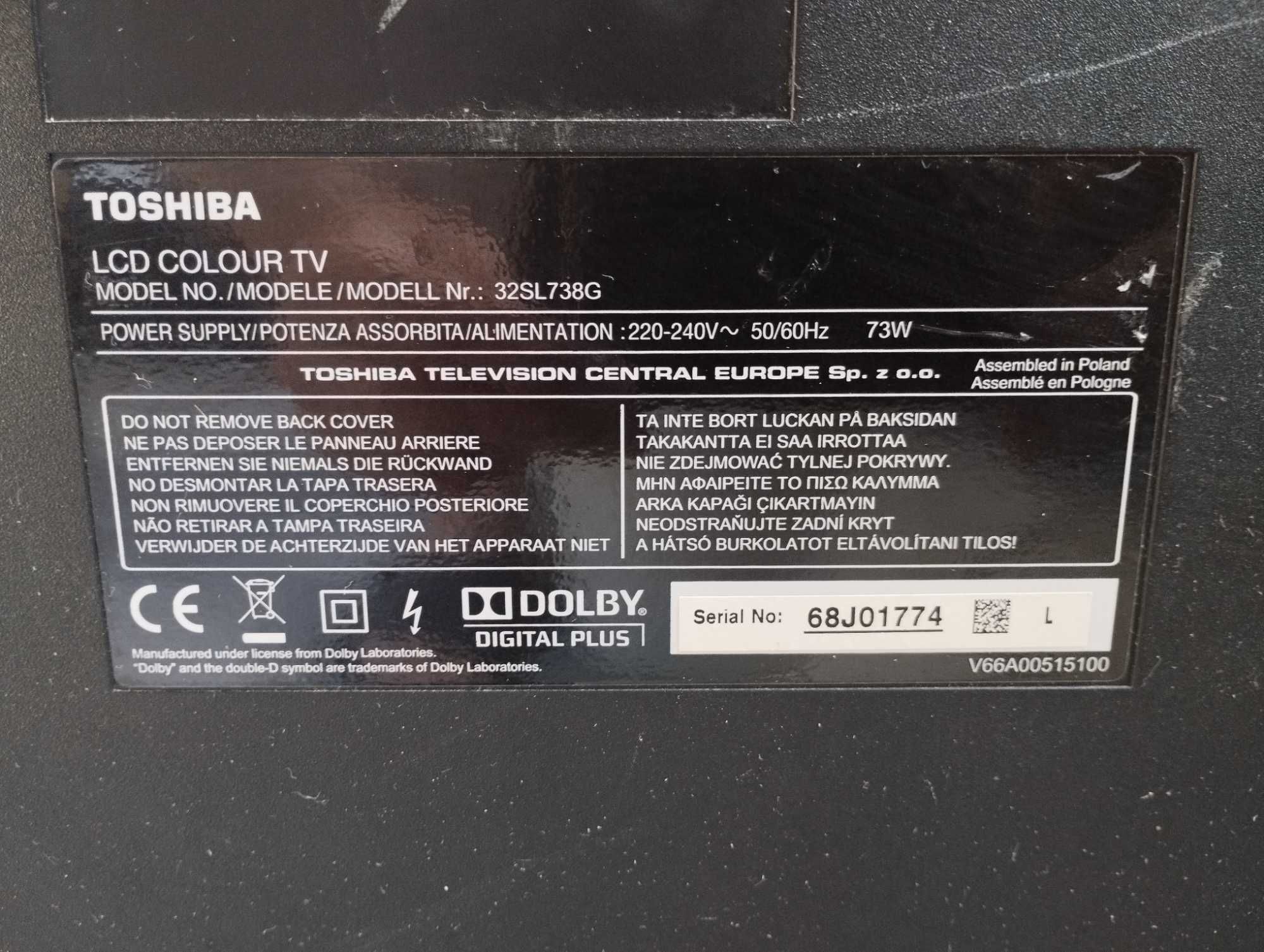 Телевізор TOSHIBA 32SL738G