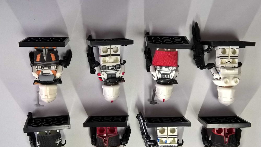 8 Figurek Star Wars różnego rodzaju kompatybilne z Lego