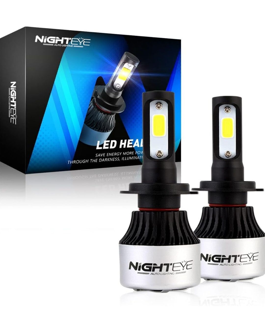 Żarówki LED NightEye H7 9000lm 6500K