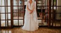 Suknia ślubna kolor ivory z salonu LUXURY