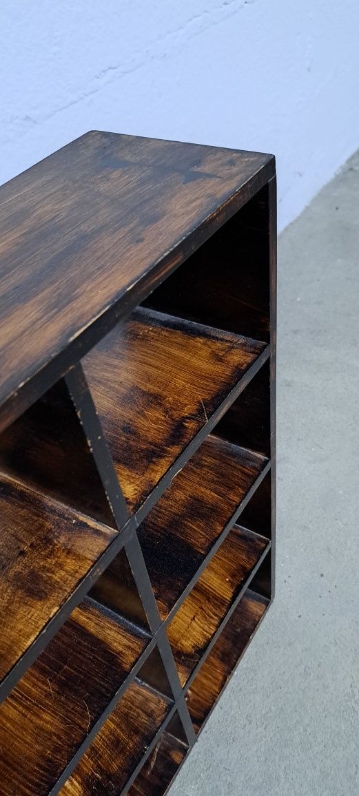 Mini estante 80x60x12 em madeira maciça