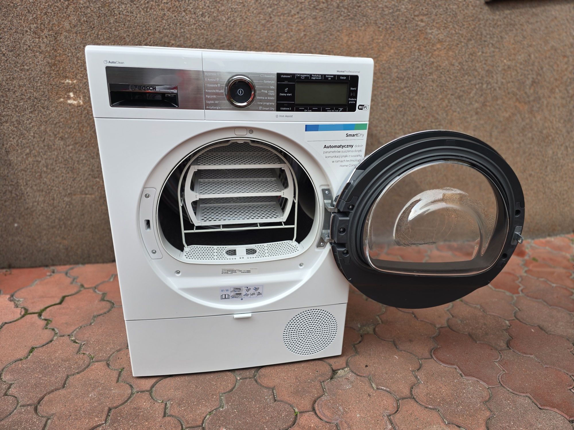 Suszarka BOSCH 9Kg HomeProfessional Wi-Fi A+++ POMPA Ciepla AutoClean