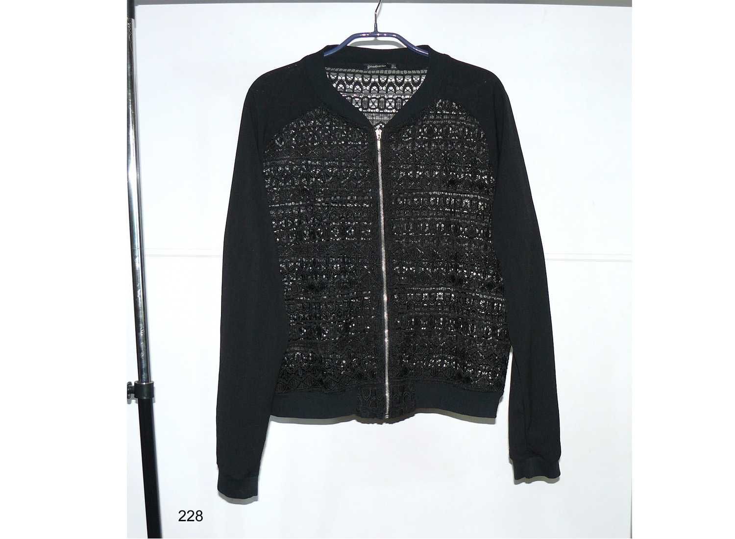 Stradivarius Śliczna koronkowa bluza roz L