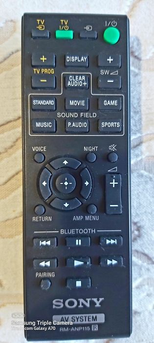 Comando SONY AV SYSTEM RM ANP115 Remote Control