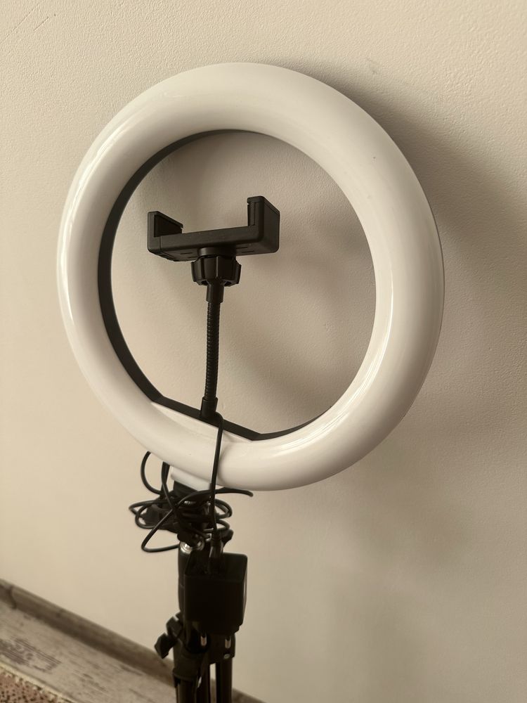 Lampa pierścieniowa statyw selfie led pilot