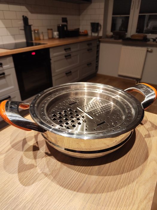 Stal nierdzewna sitko i tarka śr. 28 cm