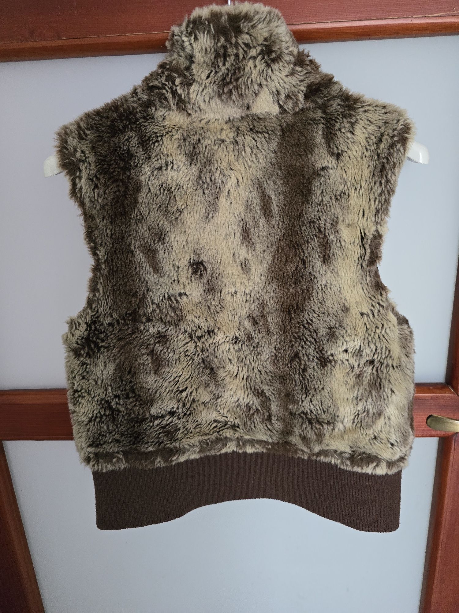 Bezrękawnik ocieplacz kamizelka h&m rozmiar 152 158 dziewczęce pluszow