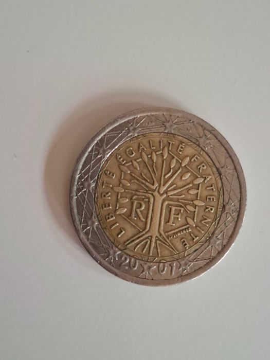 Moeda €2 com defeito