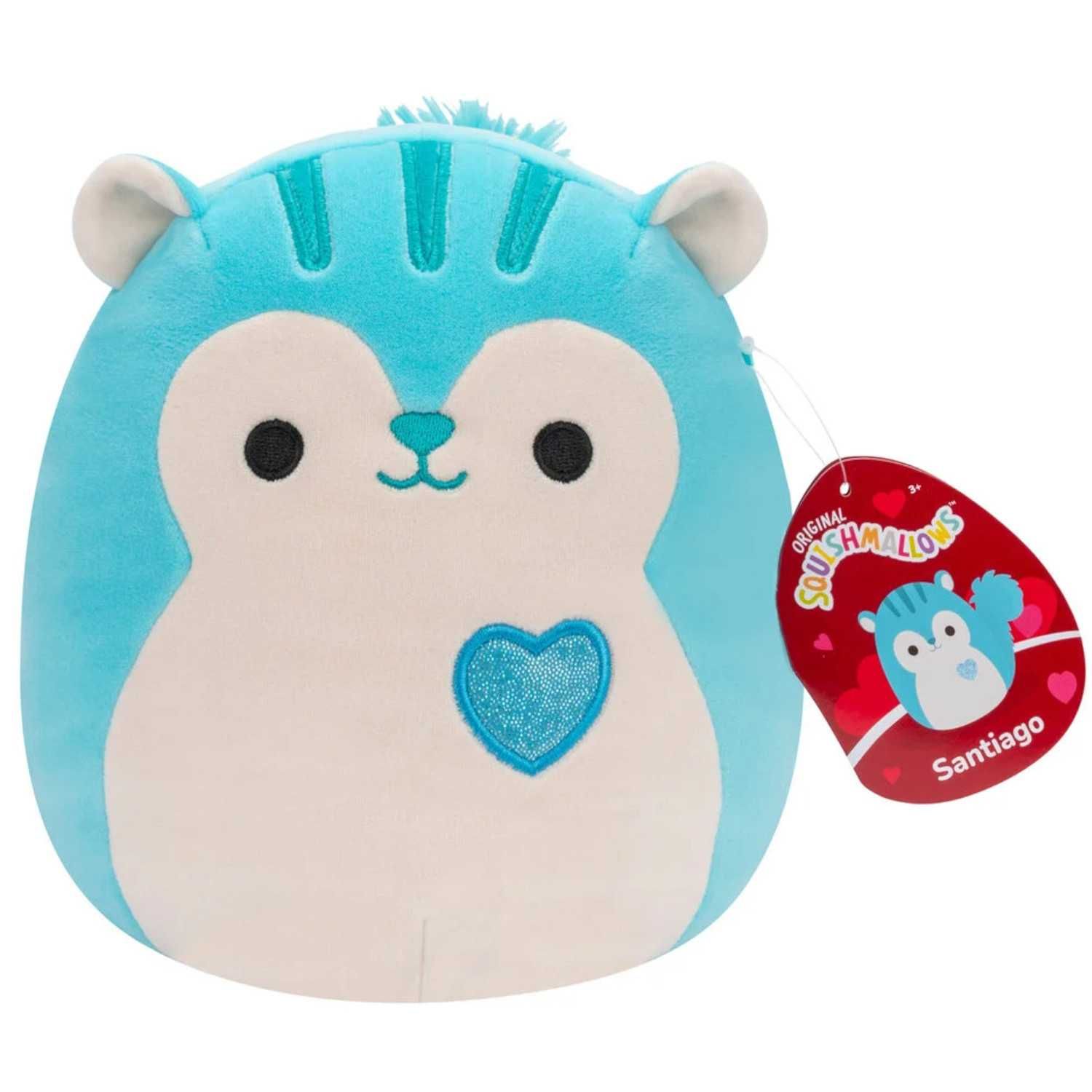 Squishmallows Miękka Maskotka Pluszowa Pluszak Wiewiórka Santiago 20cm