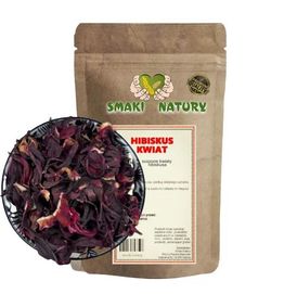 HIBISKUS Herbata Kwiat PREMIUM 200g Malwa/Ketmia-SmakiNatury