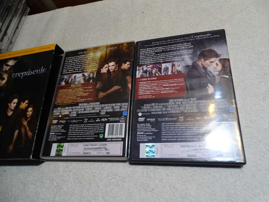 DVD Pack-Crepúsculo/Lua nova-Edições de 2 discos