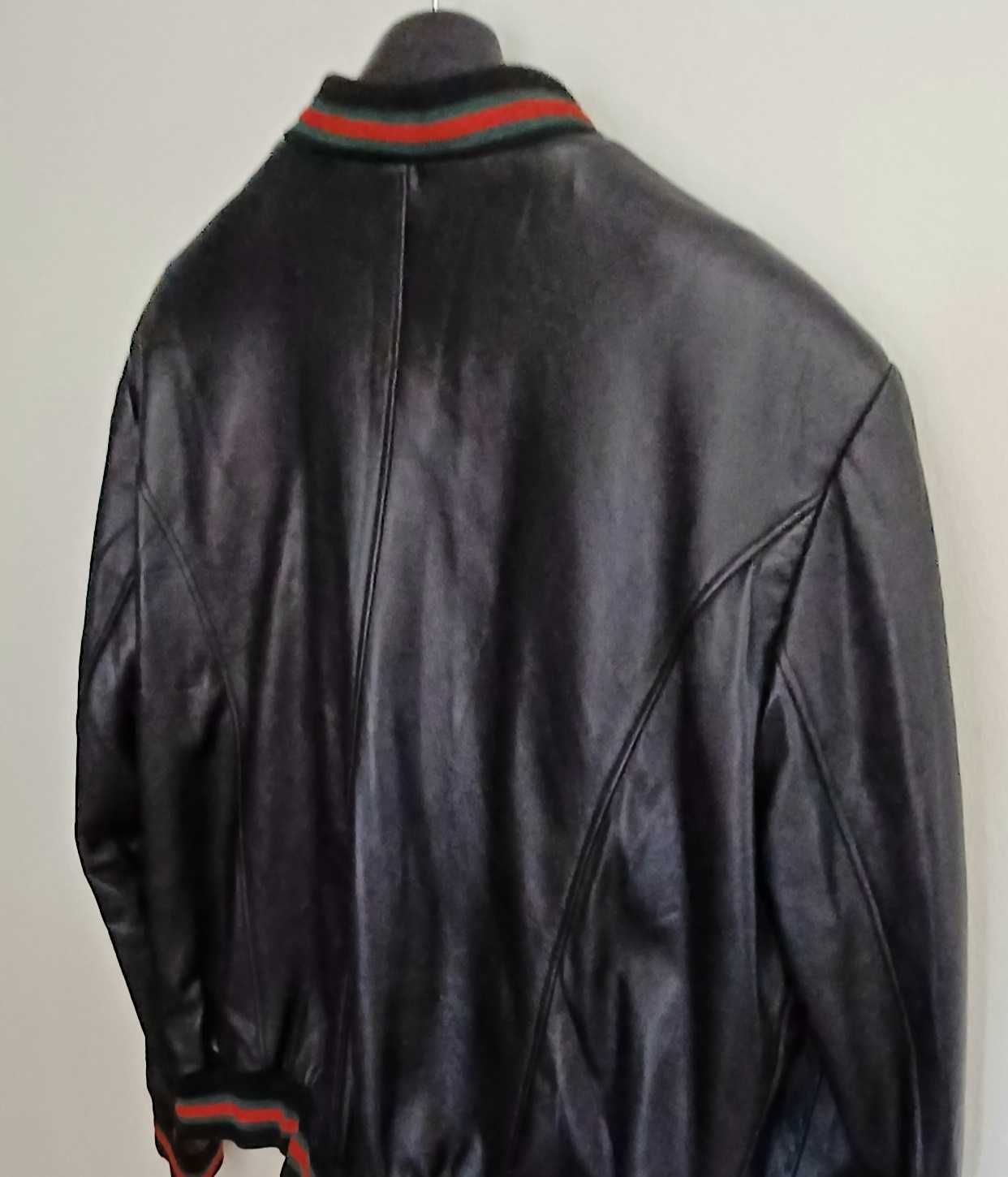 Kurtka  Gucci outlet skóra naturalna   rozm 4 x XL (60)