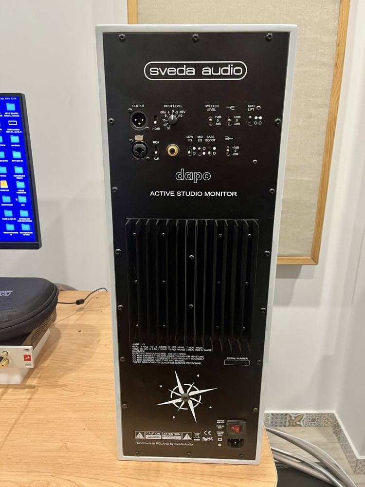 SVEDA AUDIO DAPO monitory studyjne (Neumann, Adam, Focal, krk, atc)