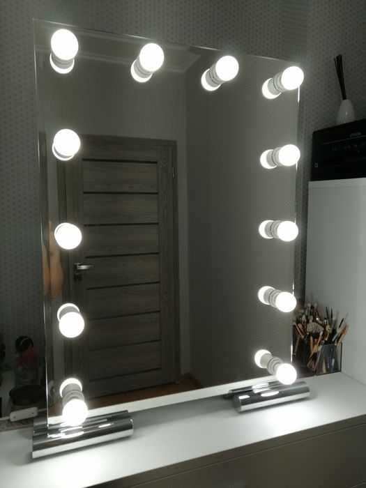 Lustro Glamour led do makijażu,wizażu, salonu fryzjerskiego