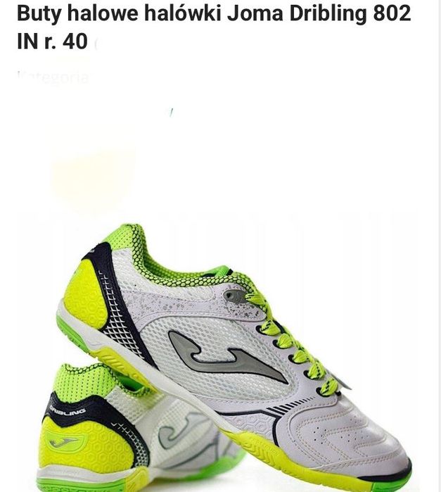 Obuwie Buty sportowe halowe halówki Joma Dribling 802 IN r. 40