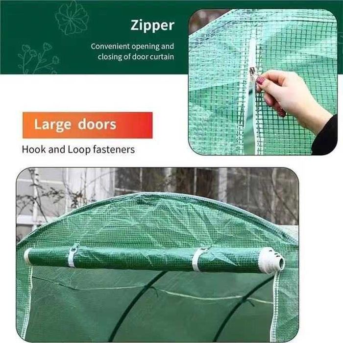 Tunel Ogrodowy Foliowy 8 m2 Szklarnia Mocna Solidna 4m x 2m   280 zł