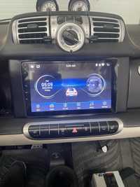 Android 13 radio Smart Fortwo wifi GPS USB Bluetooth