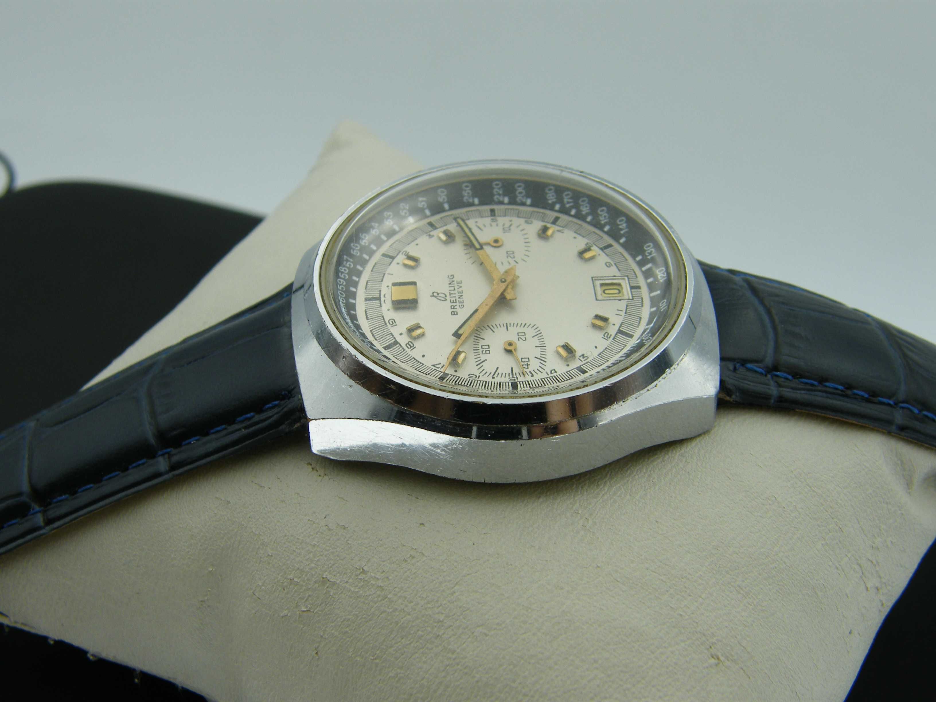 Breitling Chronograph Relly Vintage Piękna Pasówka Valjoux 7734