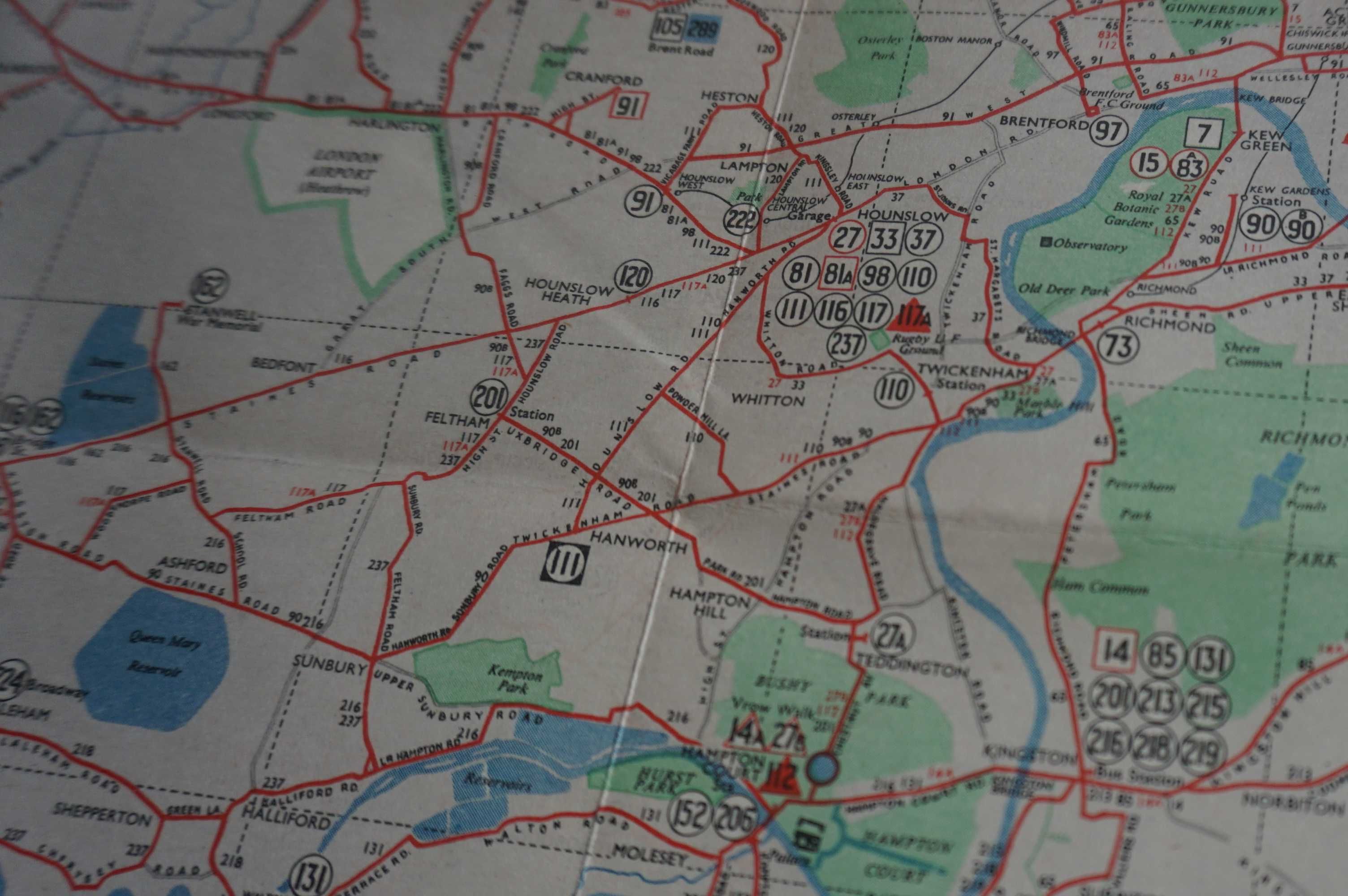 Plan mapa metro bus autobus komunikacja Londyn London