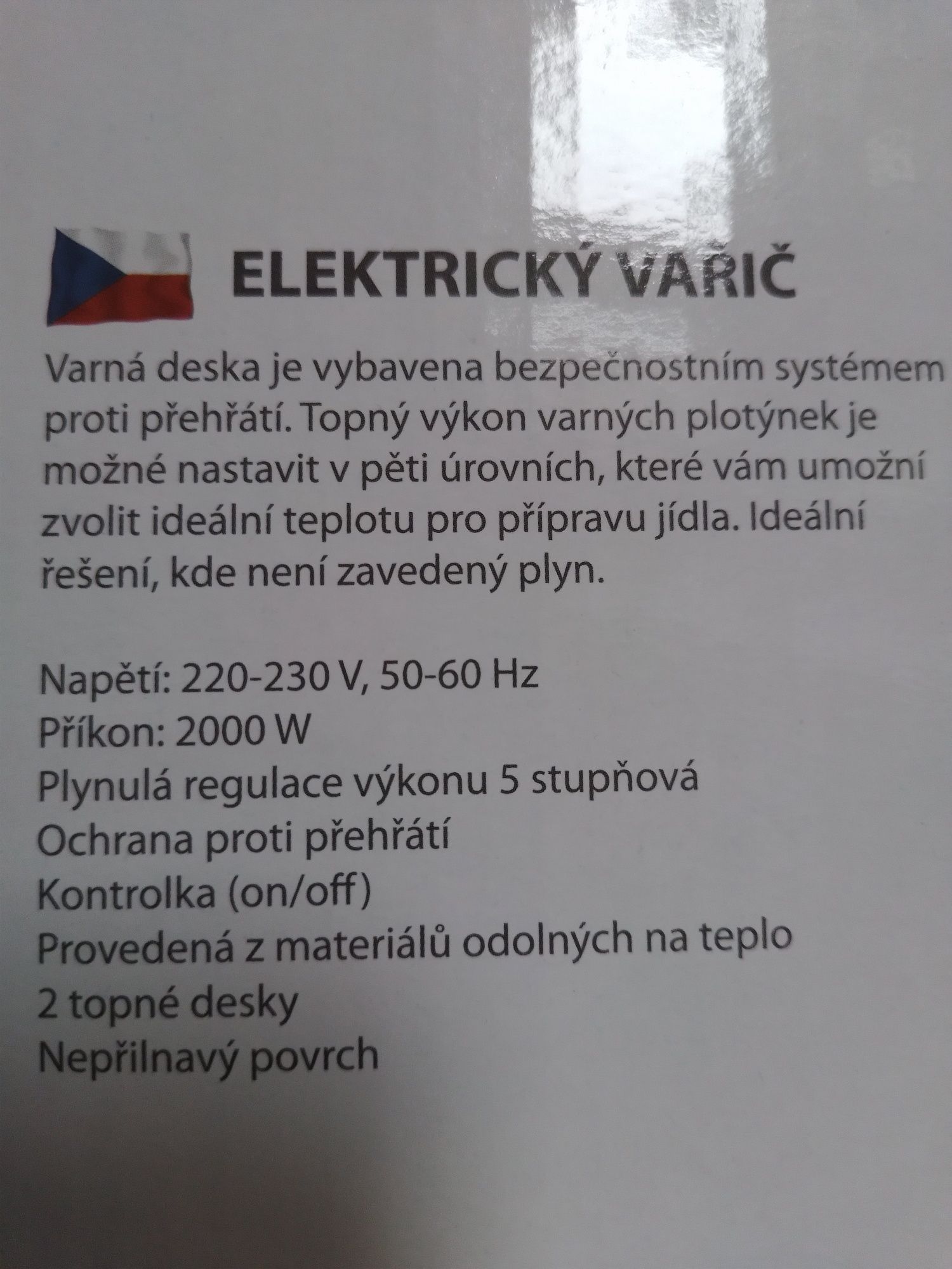 Nowa elektryczna kuchenka 2 palnikkowa