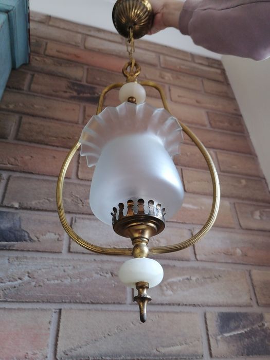 Antyk Lampa Sufitowa - Antyki