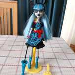 Lalka Monster High Ghoulia Wampir + gratis figurka i ubranko!