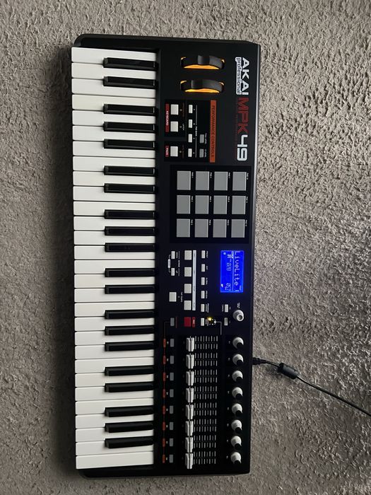 Akai mpk49 klawiatura kontroler midi