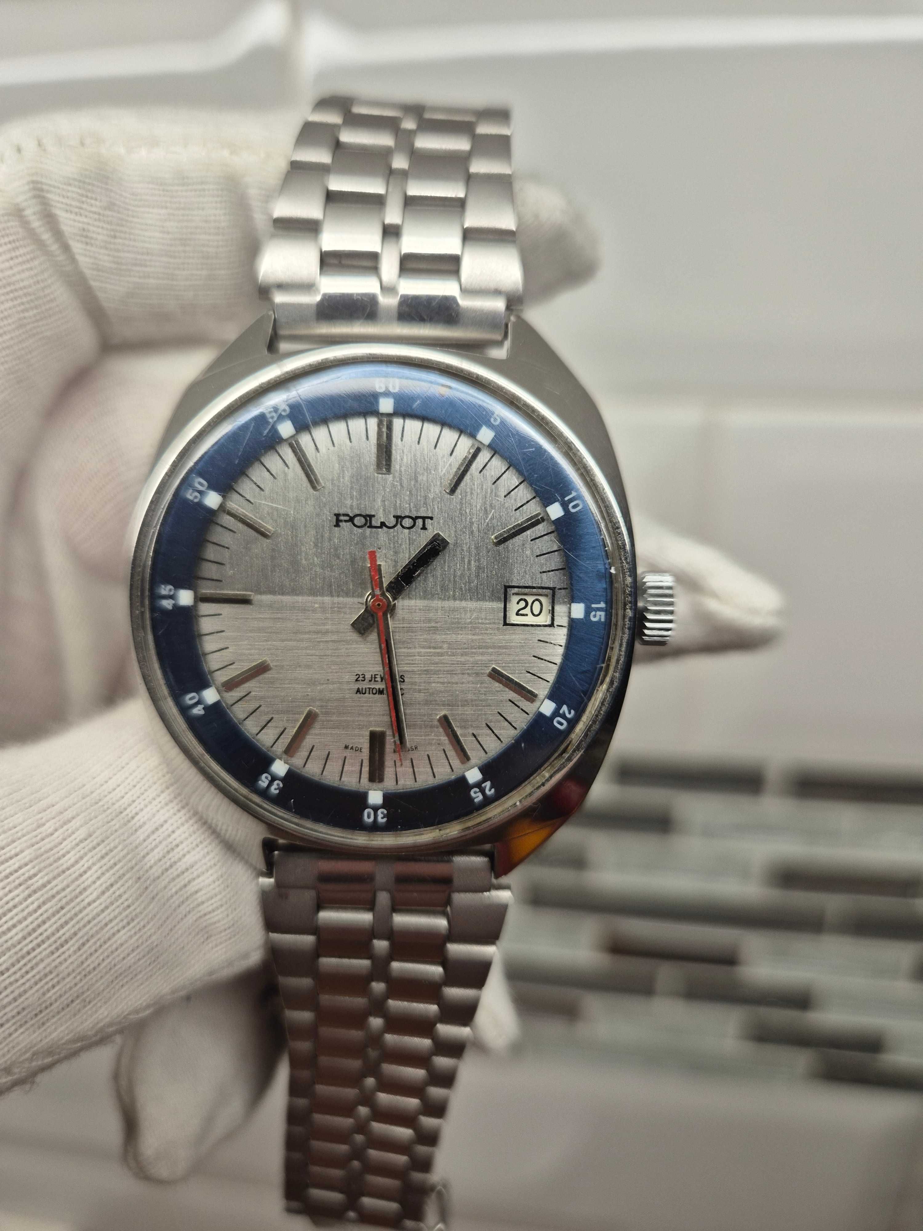 Zegarek *Poljot 55g* niebieski automatic