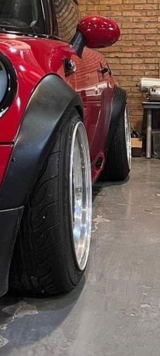 Kit  abas de alargamento  mini  r56 jcw