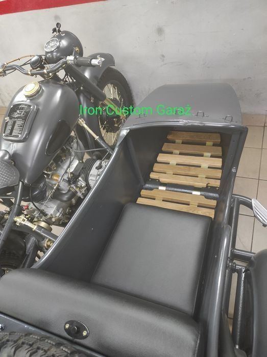 Siedzenie wózka bocznego M72 K750 Dniepr Ural kanapa części