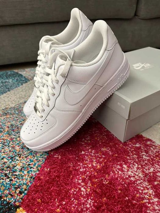 Buty meskie Mokasyny Nike_Air_Force_1_Low_White_R.36