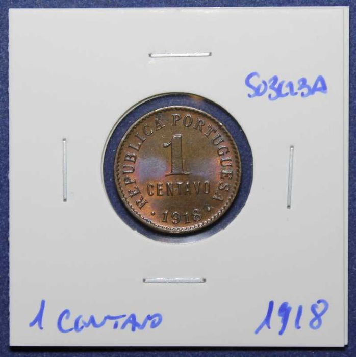 Moeda 1 Centavo 1918 - SOBERBA