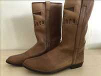 Botas Altas Vintage Classic de Couro - Tamanho 39