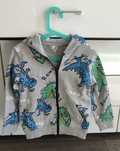 Bluza rozpinana z kapturem, Cool club, 116, dinozaury, nowa