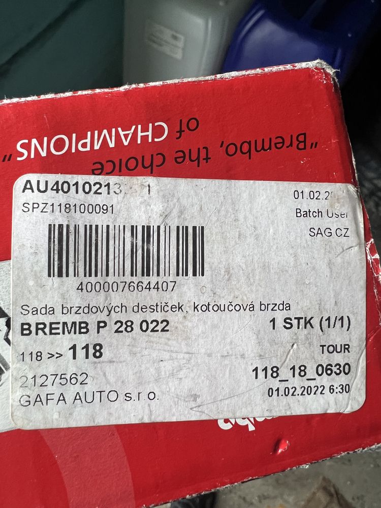 Колодки  задні Хонда ,,brembo,, Нові