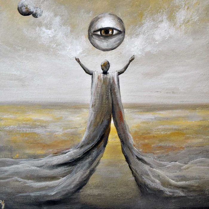 Temet nosce II surrealizm realizm magiczny oryginalny obraz