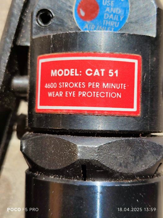 Klarke Air CAT 51 ручна пневматична трамбовка 4600/хв