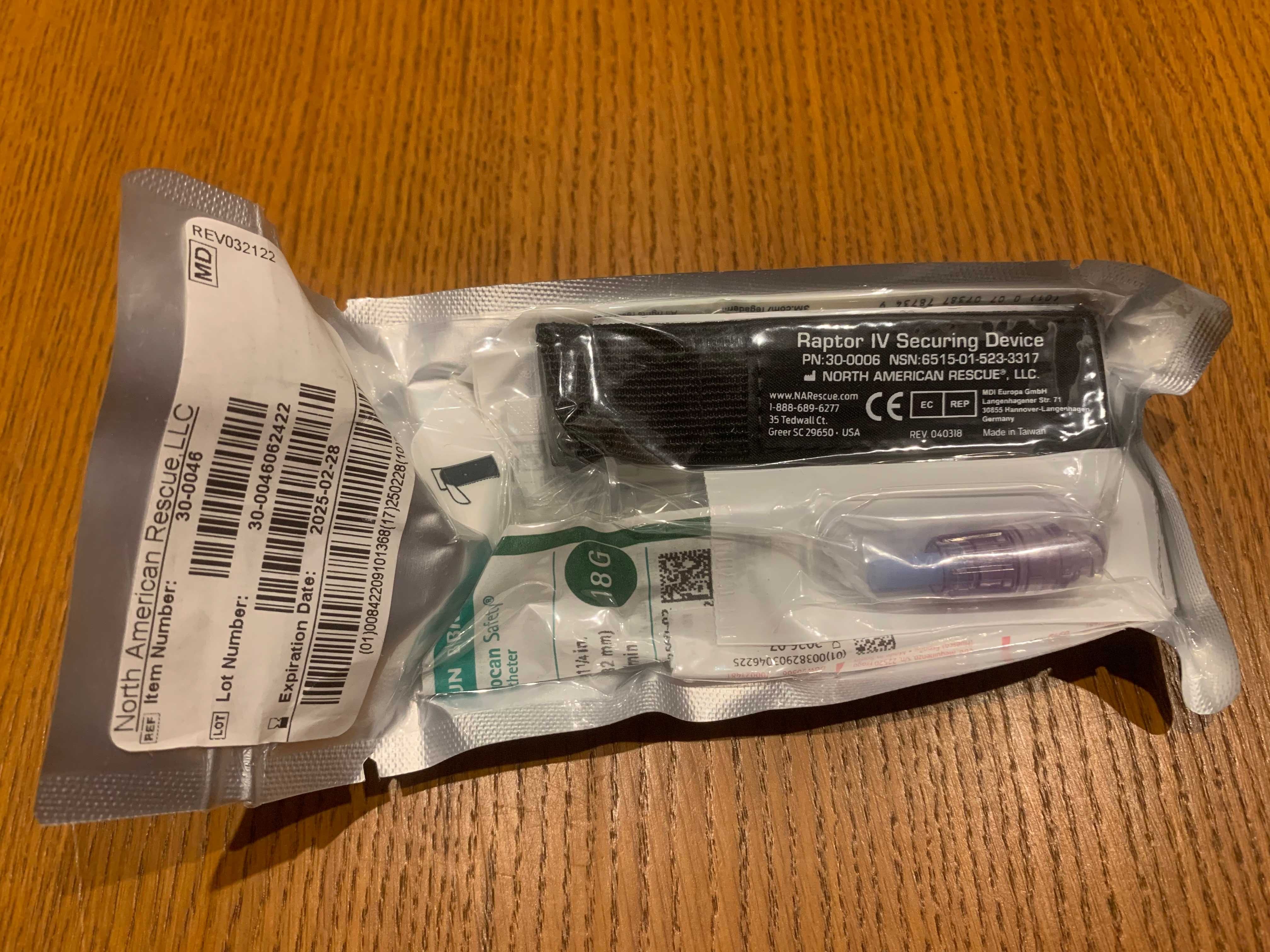 Комплект для катетеризації NAR Needleless Saline Lock Kit