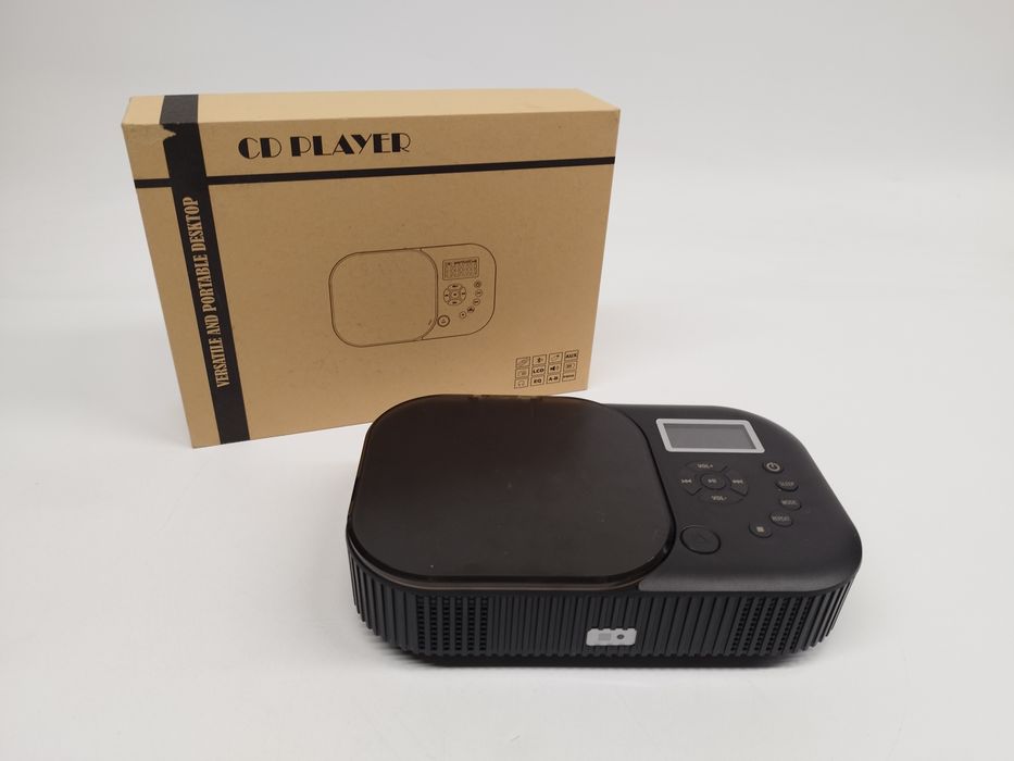 Przenośny odtwarzacz CD z radiem FM bluetooth wbudowane głośniki