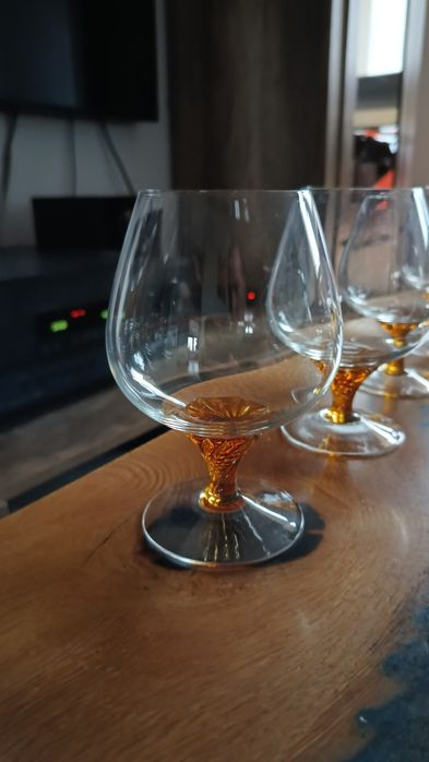 Zestaw kieliszków kryształowych Bohemia