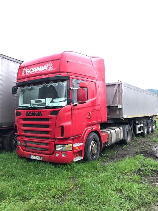 Scania r420 czerwona